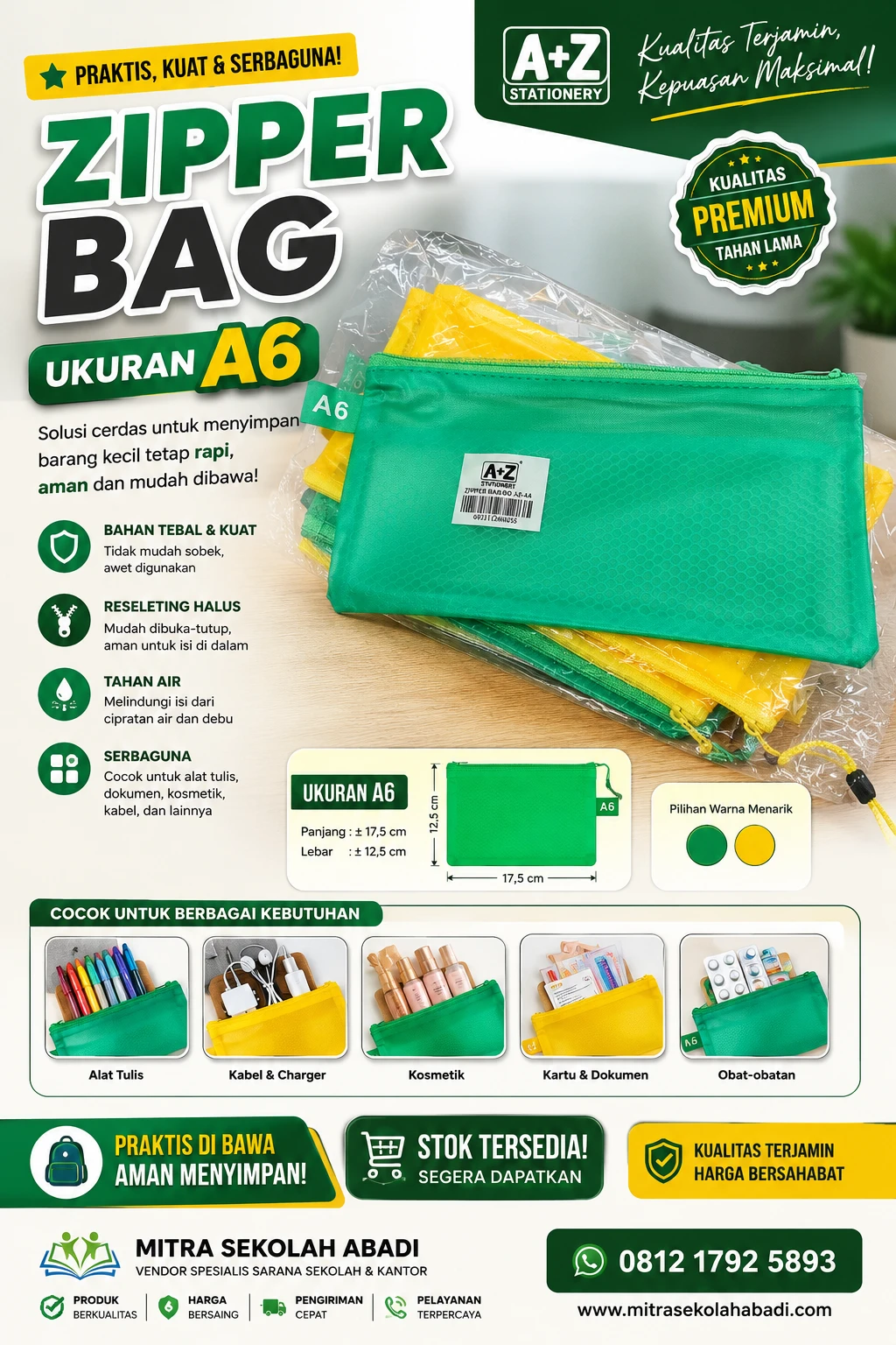 Zipper Bag A6