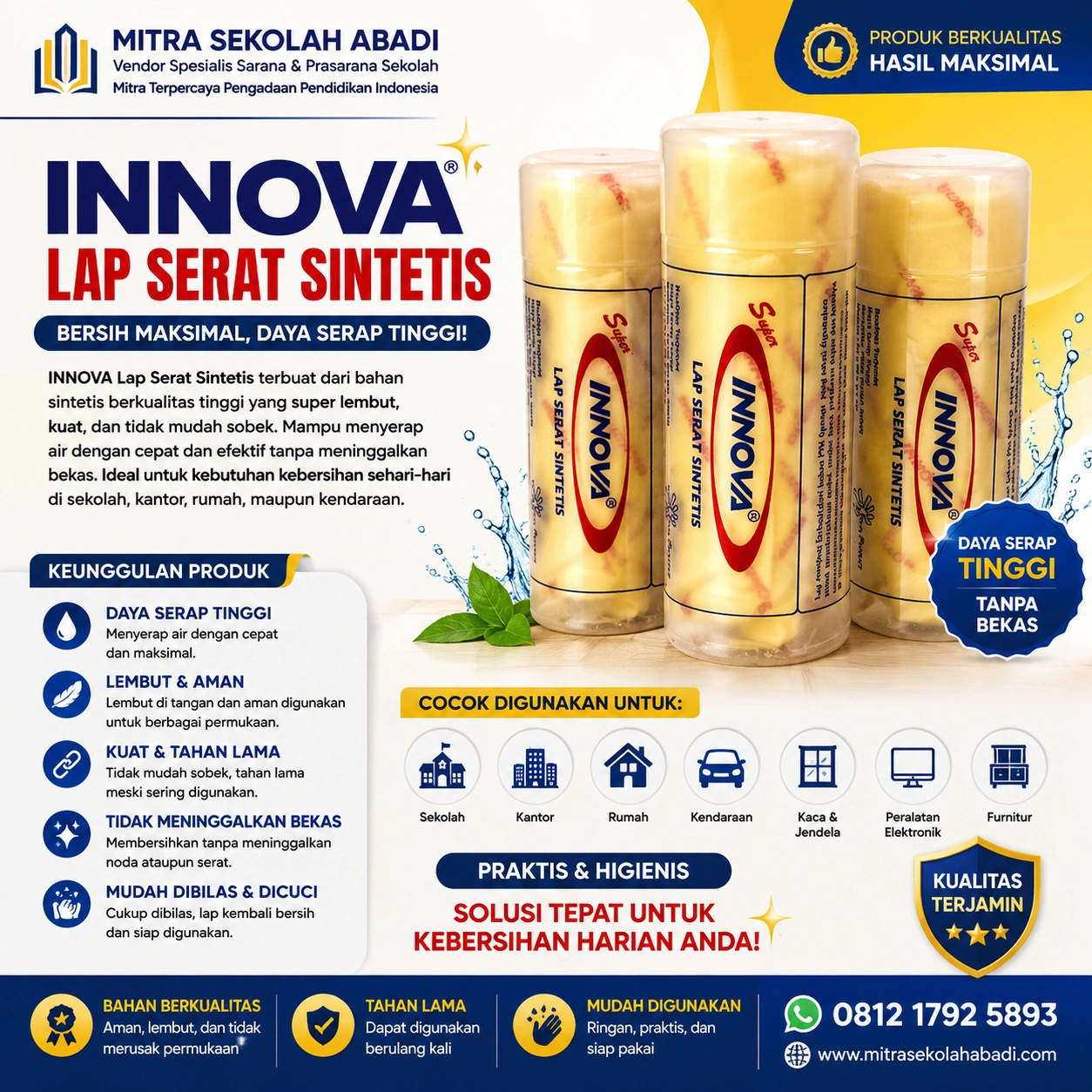 INNOVA Lap Serat Sintetis Super Absorbent